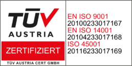 TÜV Austria zertifiziert